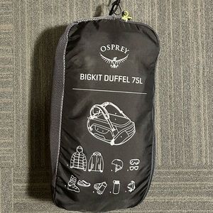 OSPREY Big kit 75L duffle. Used Excellent condition